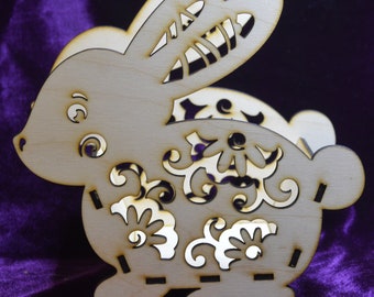 Paisley Easter Bunny & Basket Fabric - Etsy