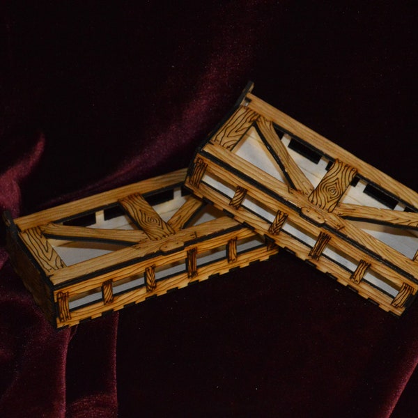 Wood Pencil Box Etsy