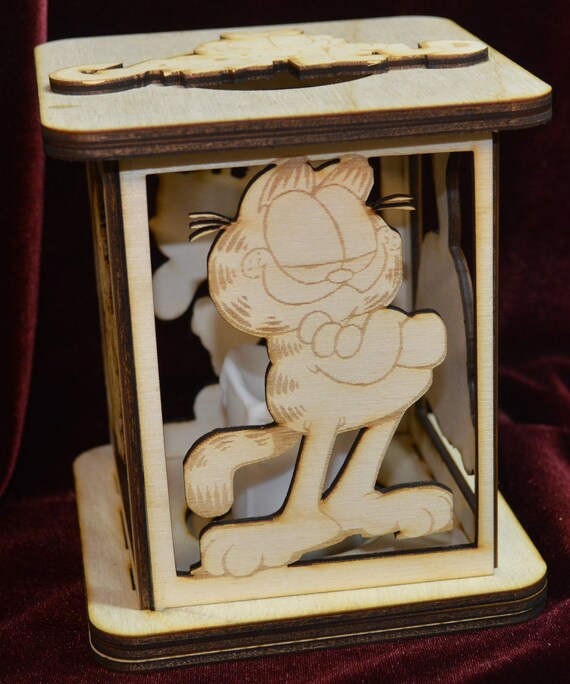 Garfield Tea Lite Candle Included - Etsy