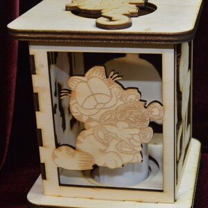 Garfield Tea Lite Candle Included - Etsy