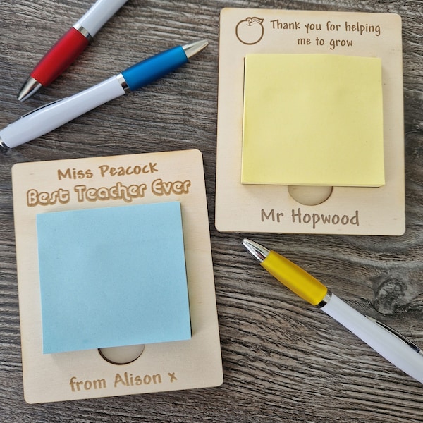 Post It Note Holder Etsy UK