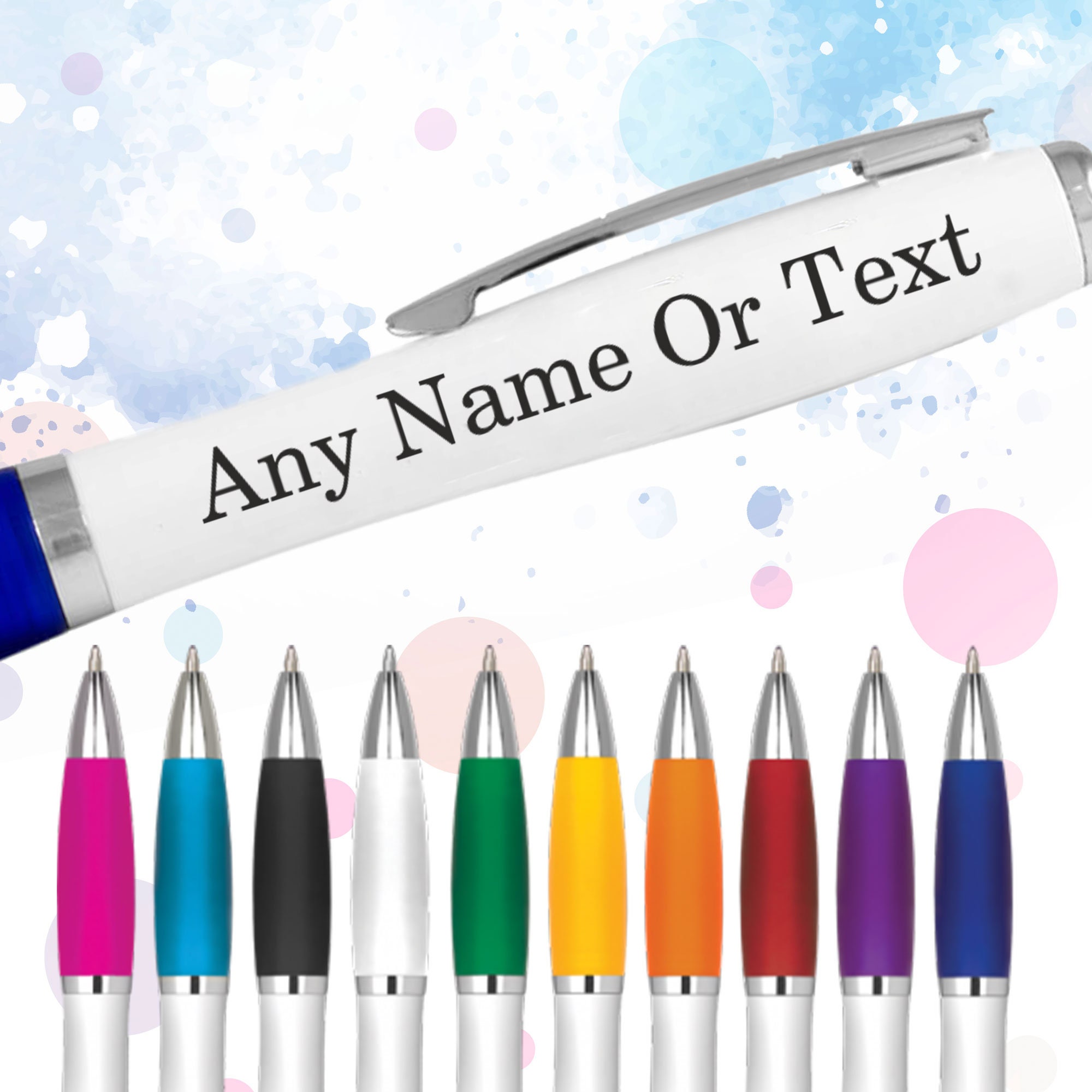 Personalised Pen With Any Name Or Text Fantastic Gift Etsy