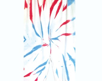 Tie Dye Sweatpants in AMERICANA // Red White & Blue Adult Tie Dye Sweats. USA