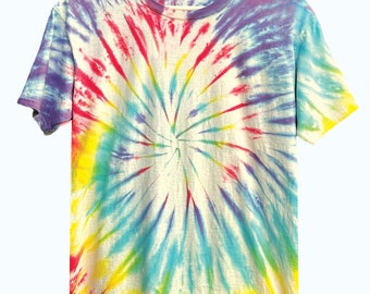 Tie Dye T-Shirt in VANILLA RAINBOW // Adult + Kids Size