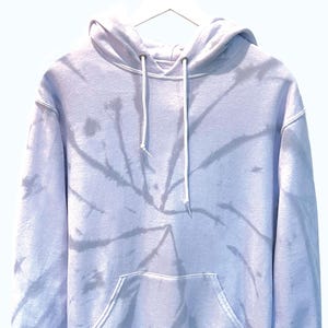 Tie Dye Sweatshirt in LAVENDER // Hoodie Crewneck Zip Up // Adult + Kids Size