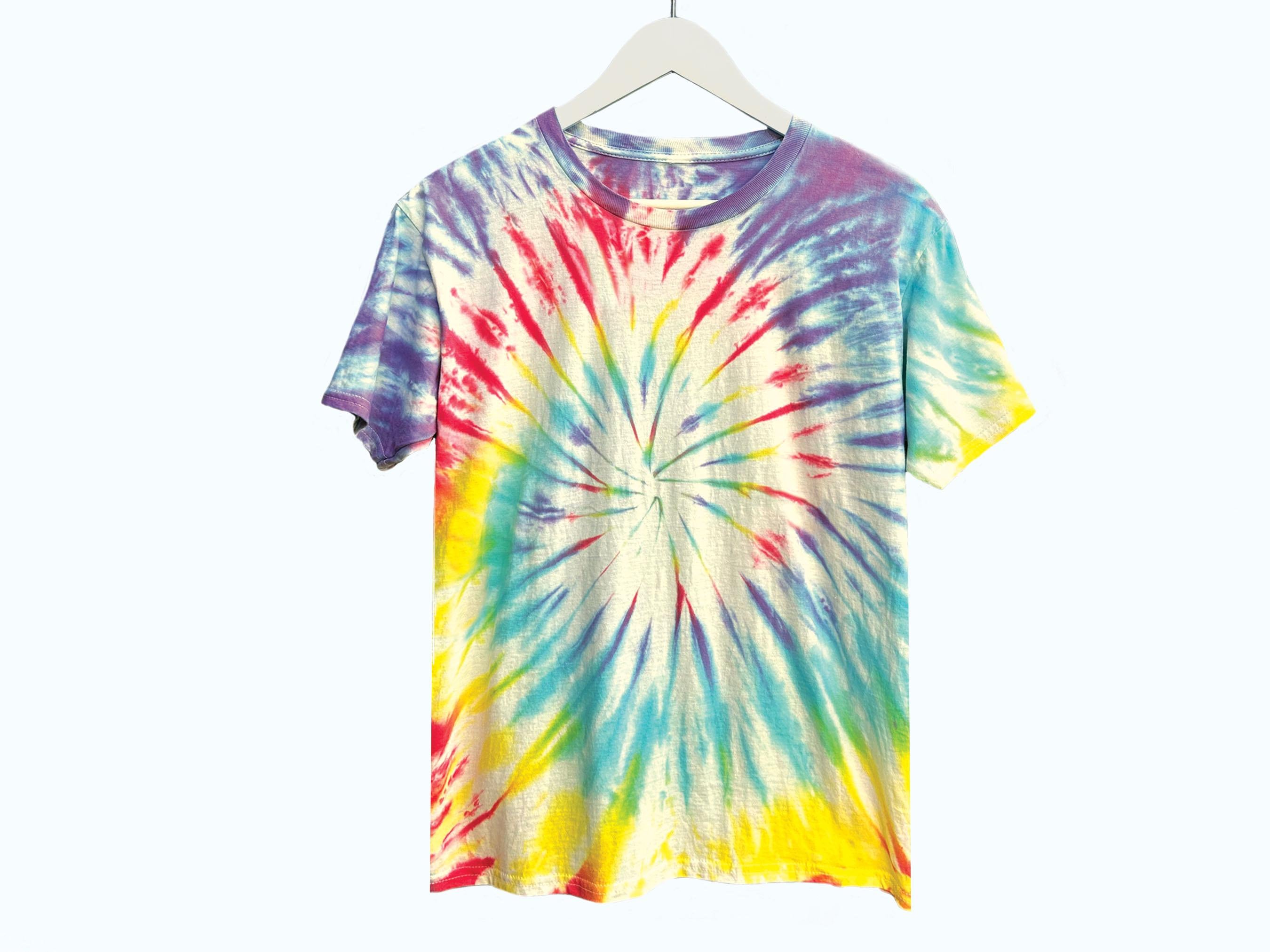 Tie Dye T-Shirt in VANILLA RAINBOW // Adult + Kids Size