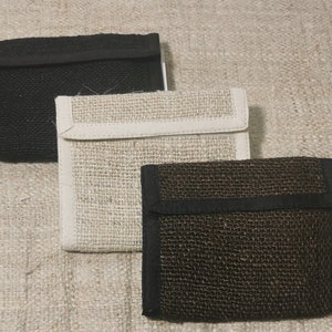 Cartera Cáñamo, tejido ecológico y sostenible. Múltiples espacios interiores. Regalo original.