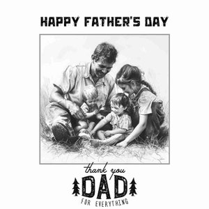 Father's Day Father's Birthday Graphics Bundle do tworzenia własnych kartek, znaków lub plakatów. Nie zapomnij o dziadkach i urodzinach.