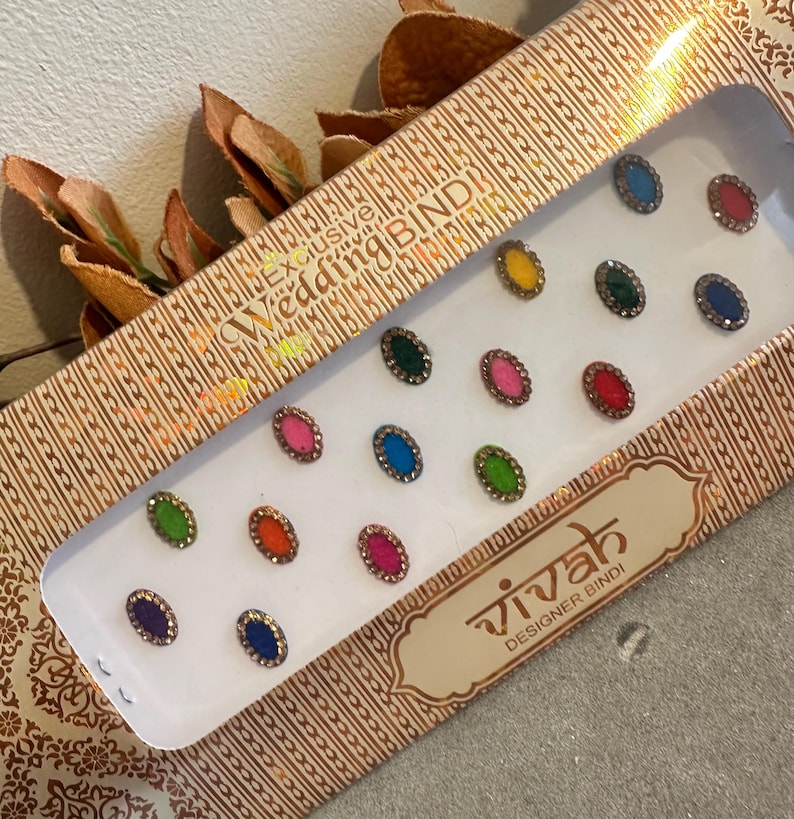 Stone Bindis: Wedding Special, 1 Pack for 5 - Etsy