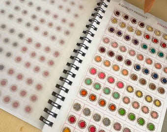 Velvet Stone Bindi Book: Colorful Forehead Stickers81