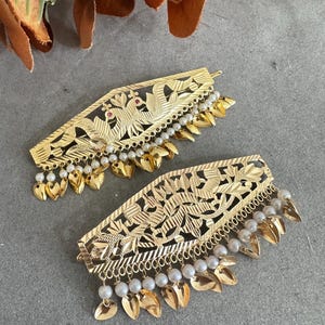 Gg Beautiful Jadau Imitation Jadau Hair Clips(20)