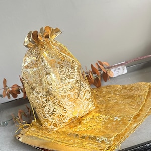 Gg 10 pcs Organza/Sachets cadeaux en tissu