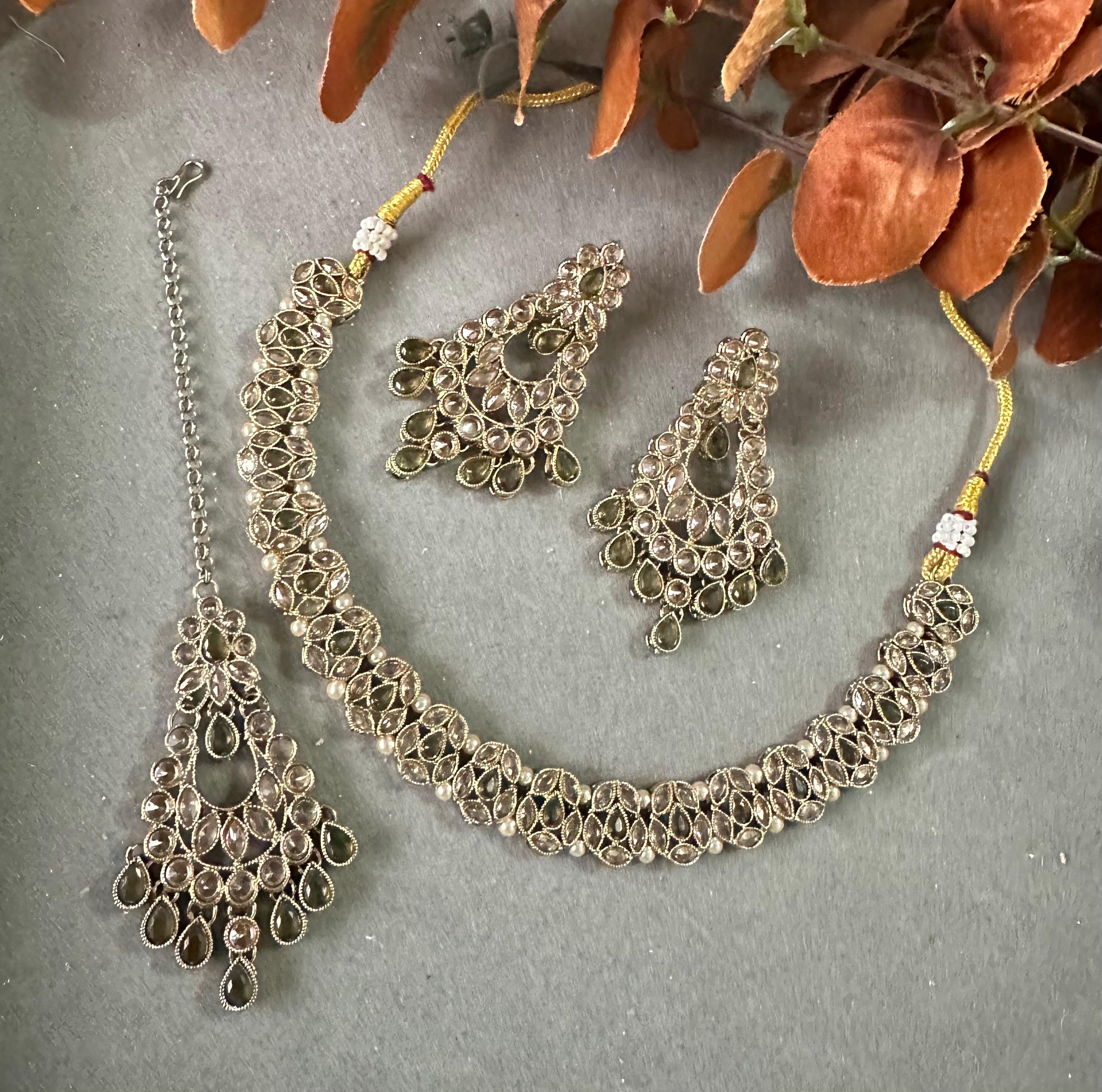 Jewellery Online Gale Ka Set Artificial Jewellery Set Gale Ka Haar