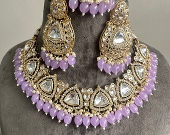 Parure de bijoux imitation kundan Gg Beautiful