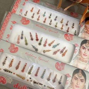 Stone Bindis: Wedding Special, 1 Pack for 5