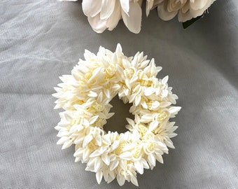 Scented Artificial Jasmine Gajra Hair Accessory