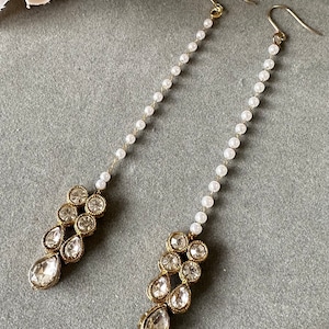 Gg Beautiful Slim Imitation Stones Tikka/Tikli