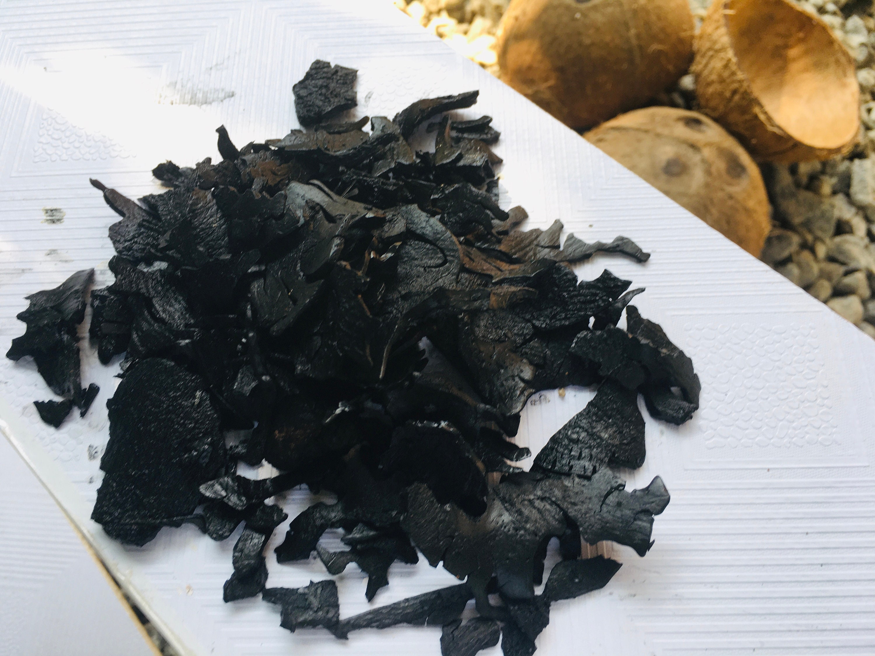 Sri Lanka Natural Coconut Shell Charcoal 100 Natural Active Etsy