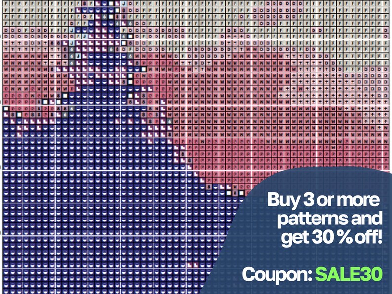 Embroidery easy pdf pattern Landscape cross stitch poster Sky Cross Stitch poster pattern Nature poster cross stitch