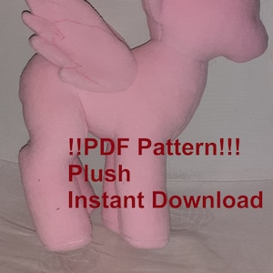 Pony PDF Plush Pattern