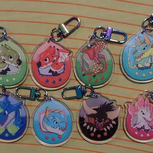 Monster Hunter Acrylic Keychain