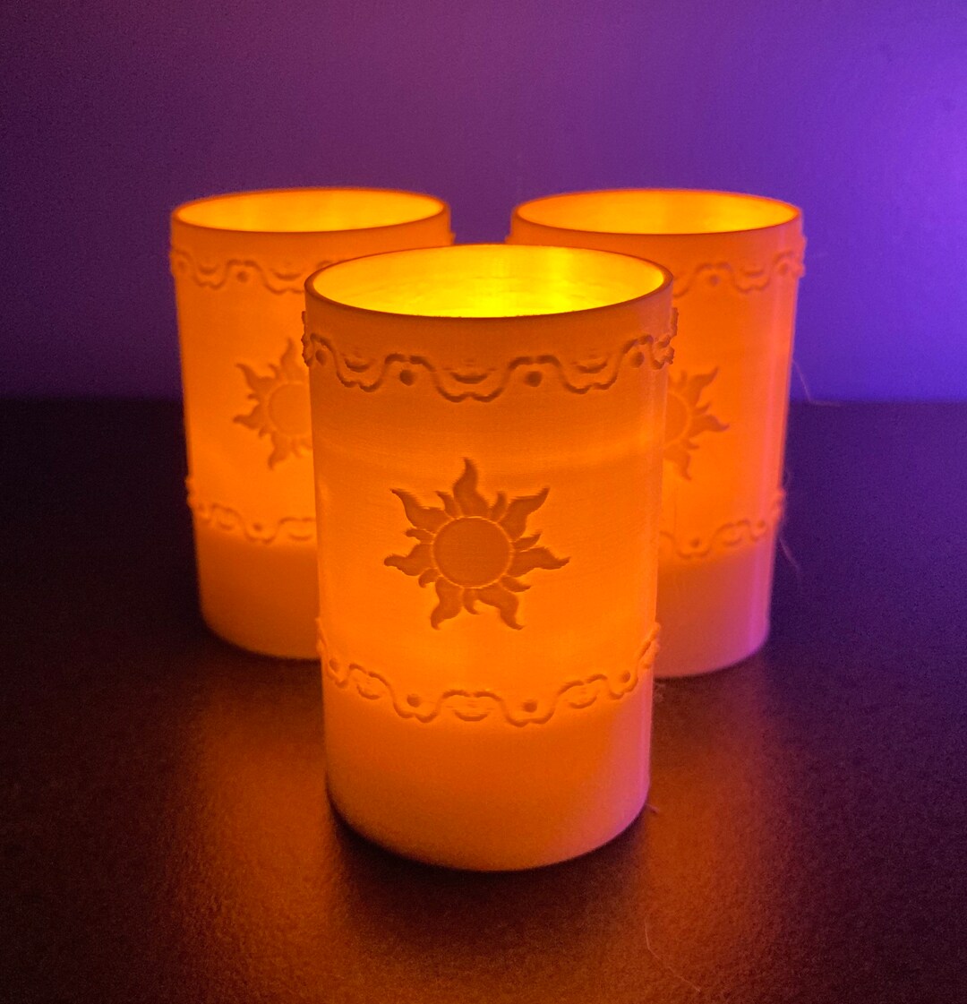 Tangled Lantern Tea Lights Rapunzels Floating Lights Three 3