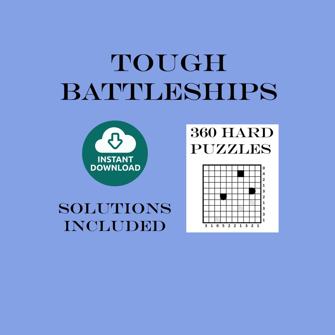 Battleship Puzzles, 360 Hard Logic Puzzles, Sea Battle, Warships
