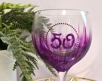 purple goblets