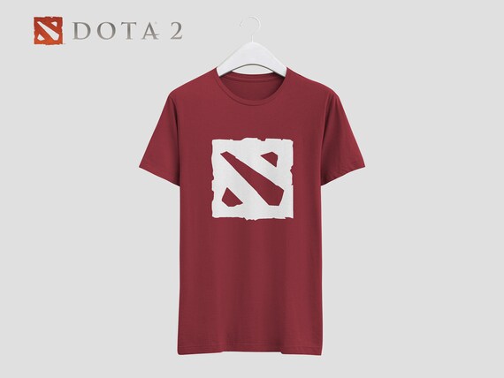 Dota 2 T Shirt White Logo Unisex