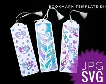 Download Papercut Bookmark Etsy