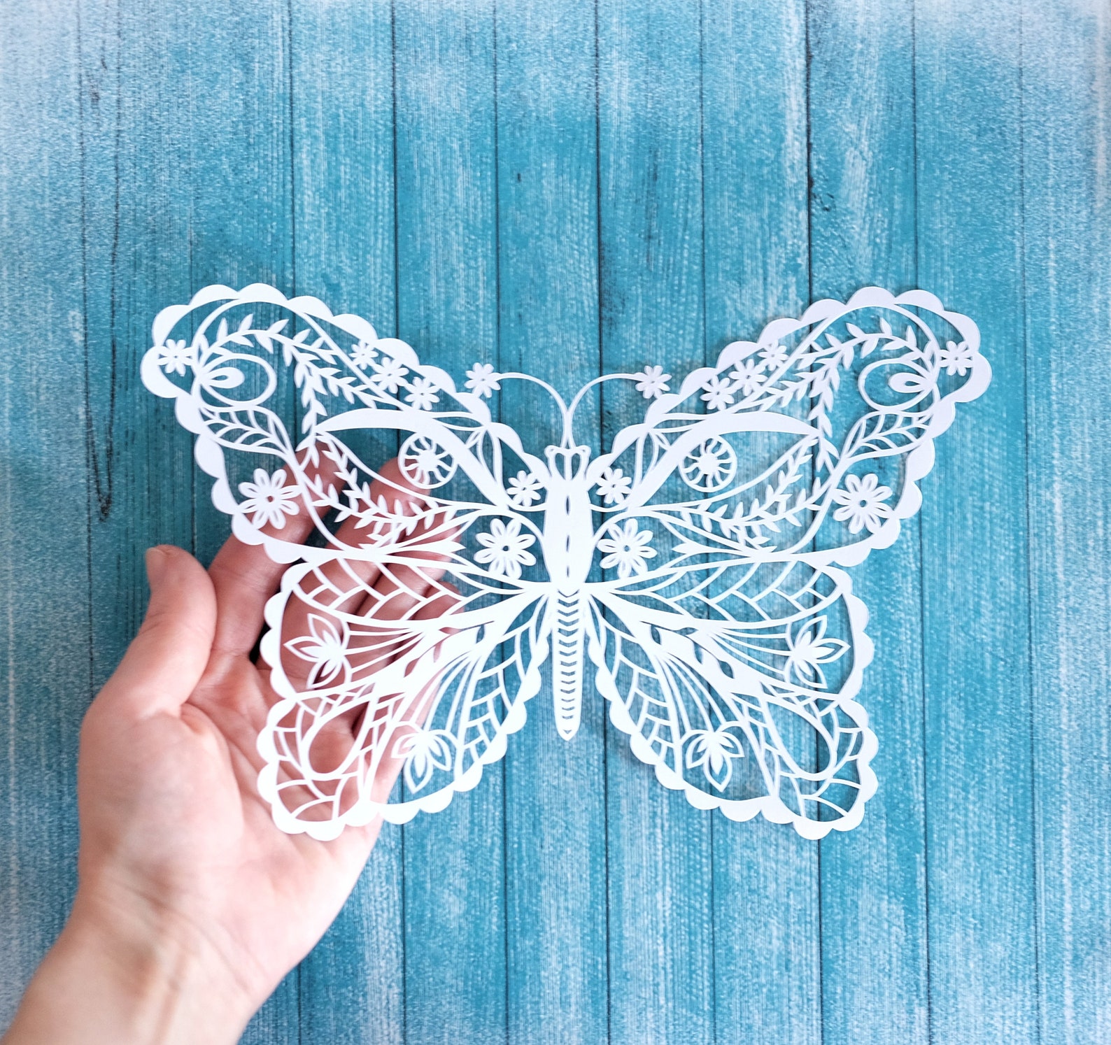 Butterfly papercut art butterfly wall decor paper cut Etsy