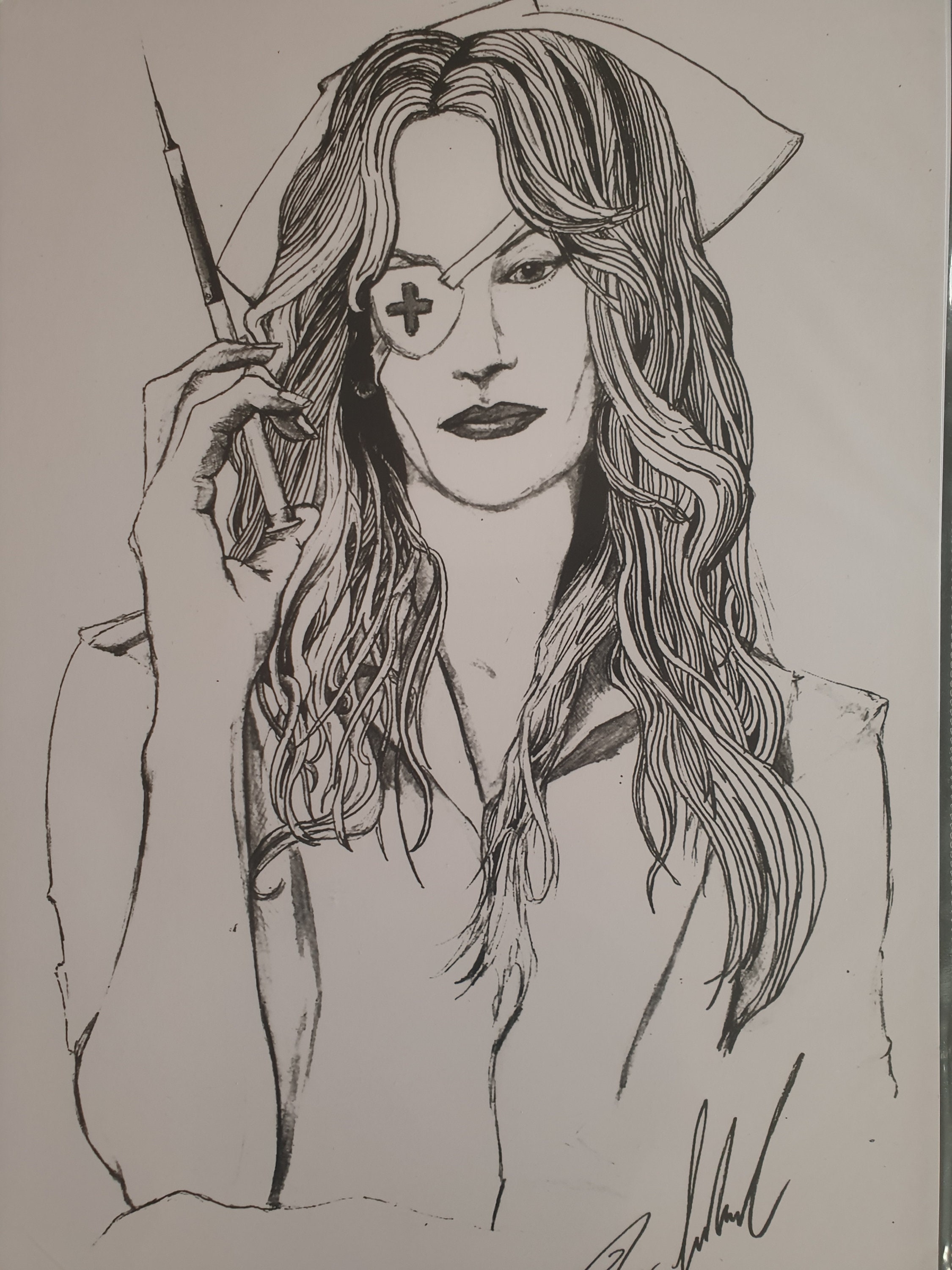 elle-driver-kill-bill-tarantino-art-etsy