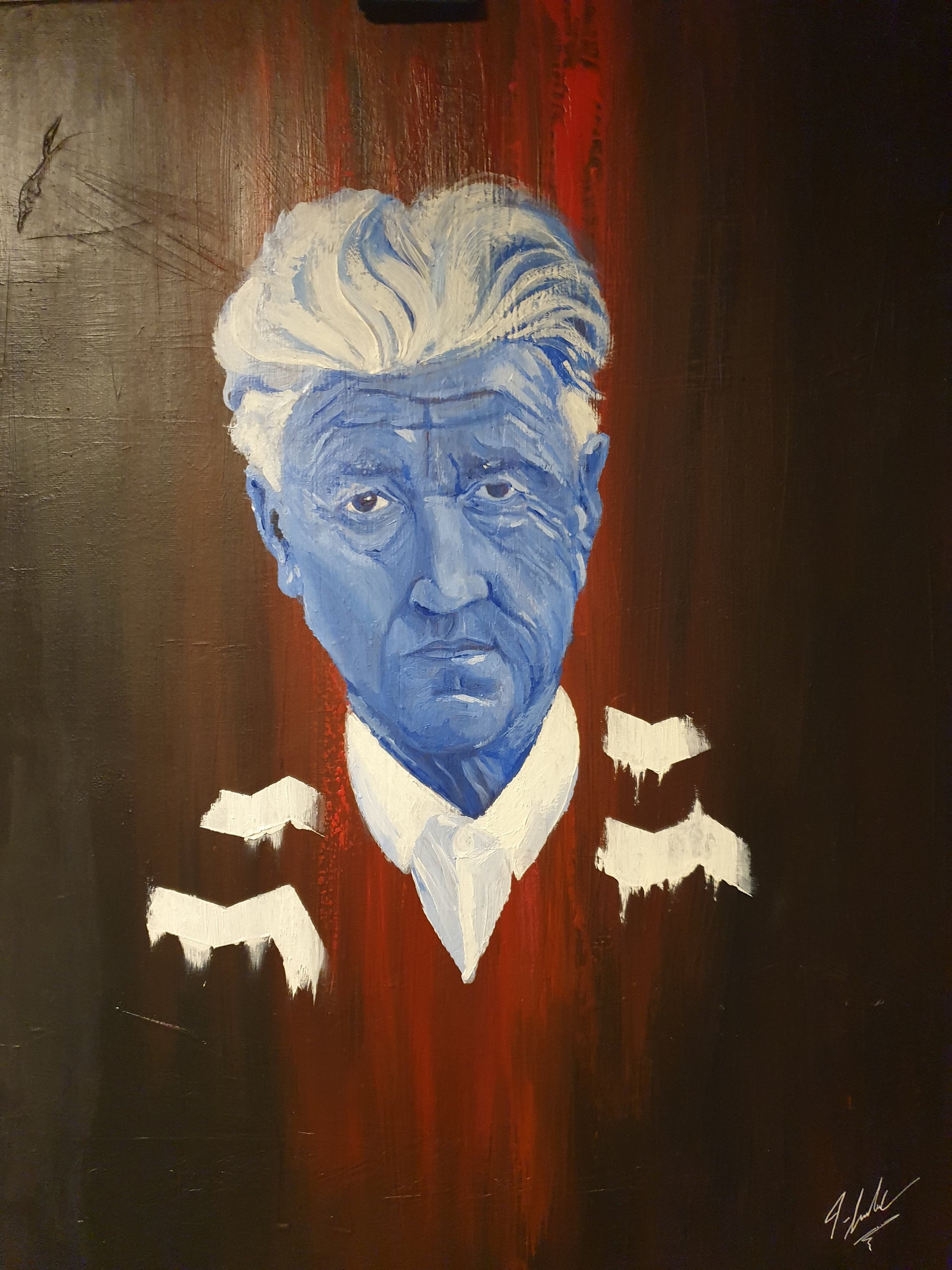 選ぶなら David Original Lynch Etsy - Painting Oil アート・デザイン・音楽
