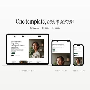 Coaching Website Template | React, Tailwind CSS, Lovable Editor (Digital Download) image 5
