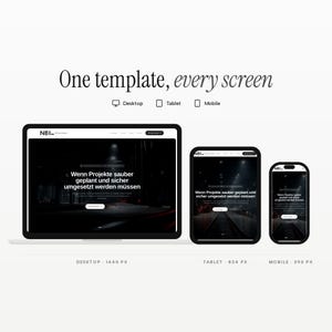 Construction Website Template | React, Tailwind CSS | Industrial Design (Lovable Edit) image 5
