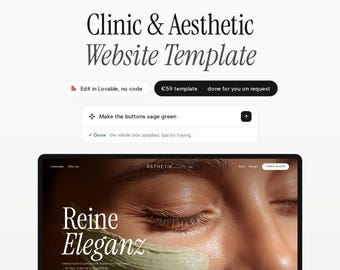 Clinic Website Template | React Tailwind Code (Digital Download)