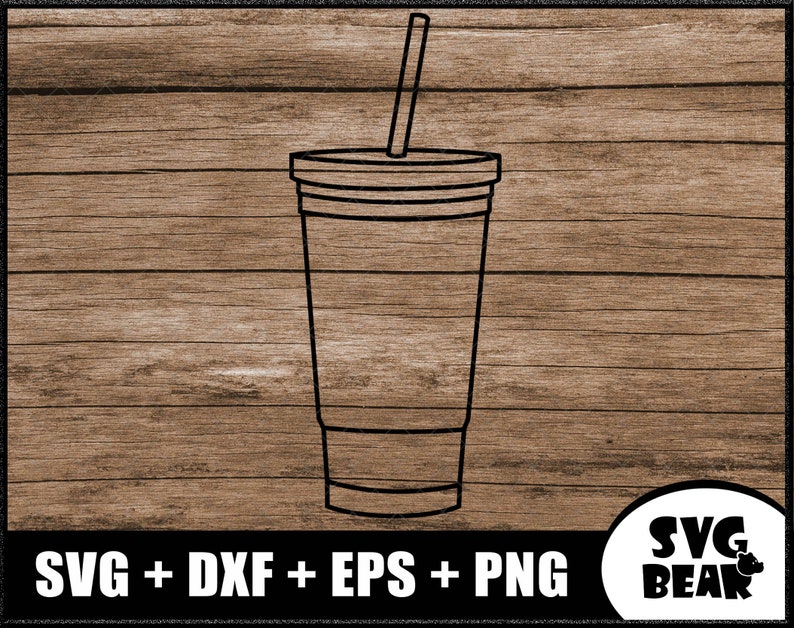 Download Tumbler outline svg Cut file for cricut silhouette and | Etsy