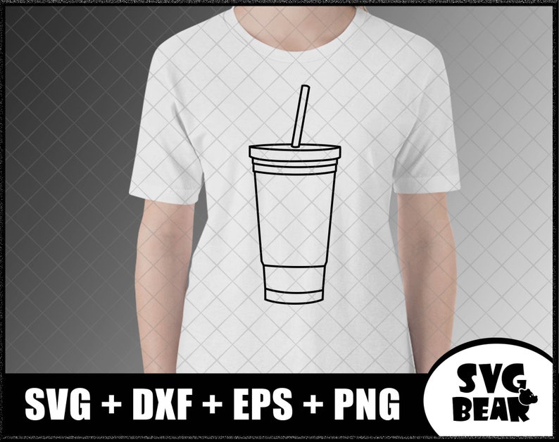 Download Tumbler outline svg Cut file for cricut silhouette and | Etsy