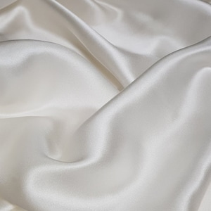 100% Silk Satin Silk Fabric , Ready To dye, Charmeuse Silk Fabric