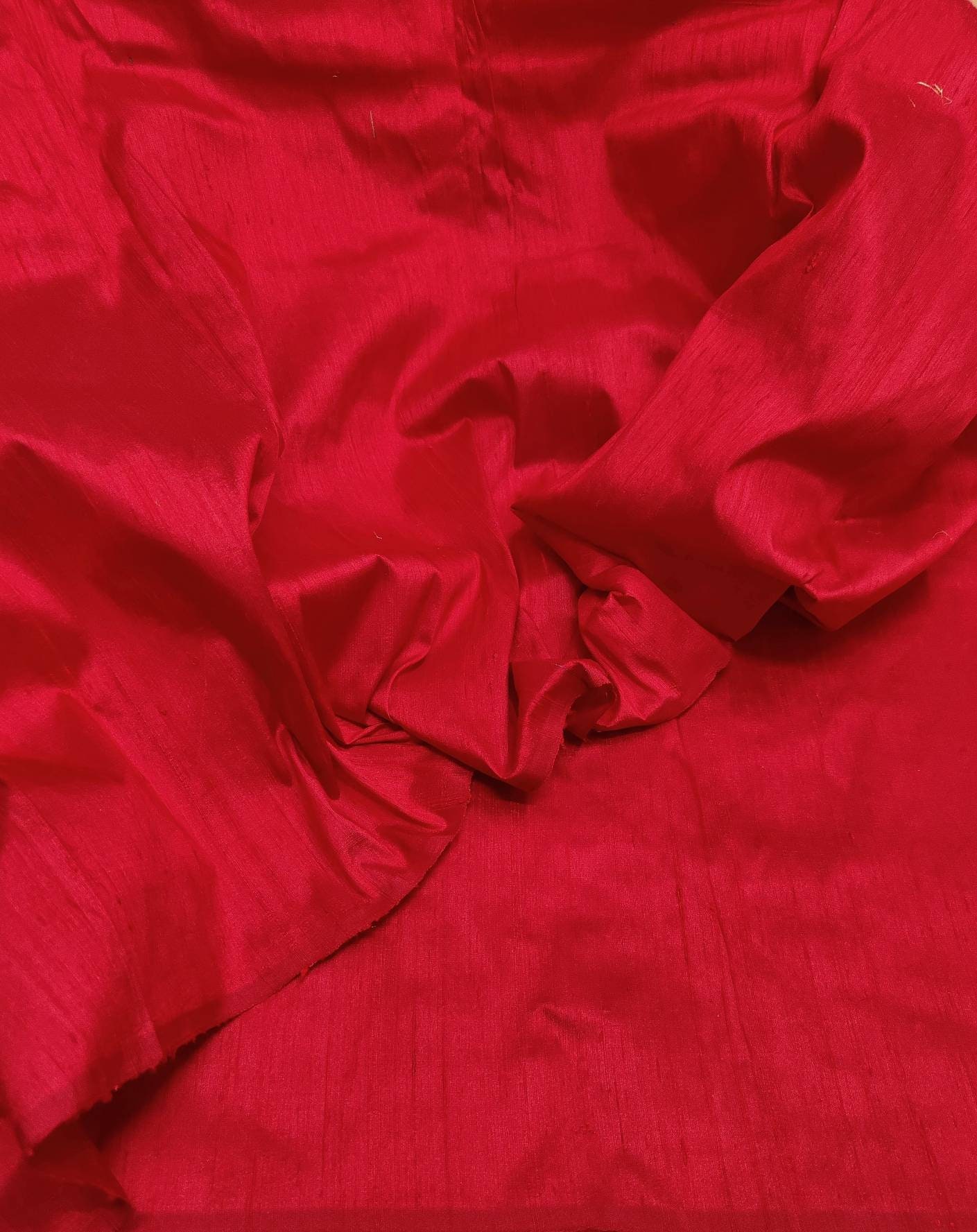 100 Silk Raw Silk Fabric Made on Handloom 100 grams/ Etsy