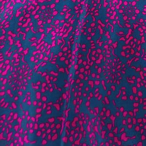 100% Silk Printed Crepe Fabric, Pure Mulberry Silk by the yard, premium and natural silk