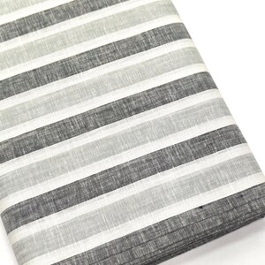 100% Linen Stripes Fabric by the Yard, Pure Linen Fabric by the Yard.