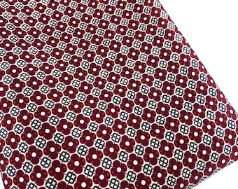 100% Silk Printed Crepe Fabric, Pure Mulberry Silk by the yard, premium and natural silk
