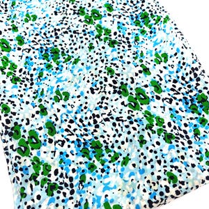 100% Silk Printed Crepe Fabric, Pure Mulberry Silk by the yard, premium and natural silk