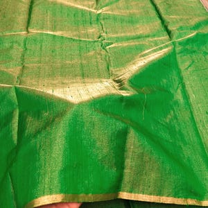 100% Silk Shimmer Raw Silk Fabric, Dupioni Silk Fabric. Golden shimmer fabrics
