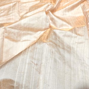 100% Silk Shimmer Raw Silk Fabric, Dupioni Silk Fabric. Golden shimmer fabrics