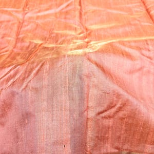 100% Silk Shimmer Raw Silk Fabric, Dupioni Silk Fabric. Golden shimmer fabrics