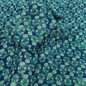 100% Silk Printed Crepe Fabric, Pure Mulberry Silk by the yard, premium and natural silk
