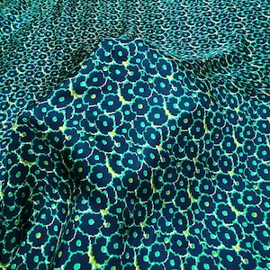 100% Silk Printed Satin Fabric, Pure Mulberry Silk by the yard, premium and natural silk