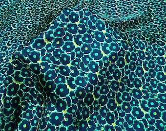 100% Silk Printed Satin Fabric, Pure Mulberry Silk by the yard, premium and natural silk